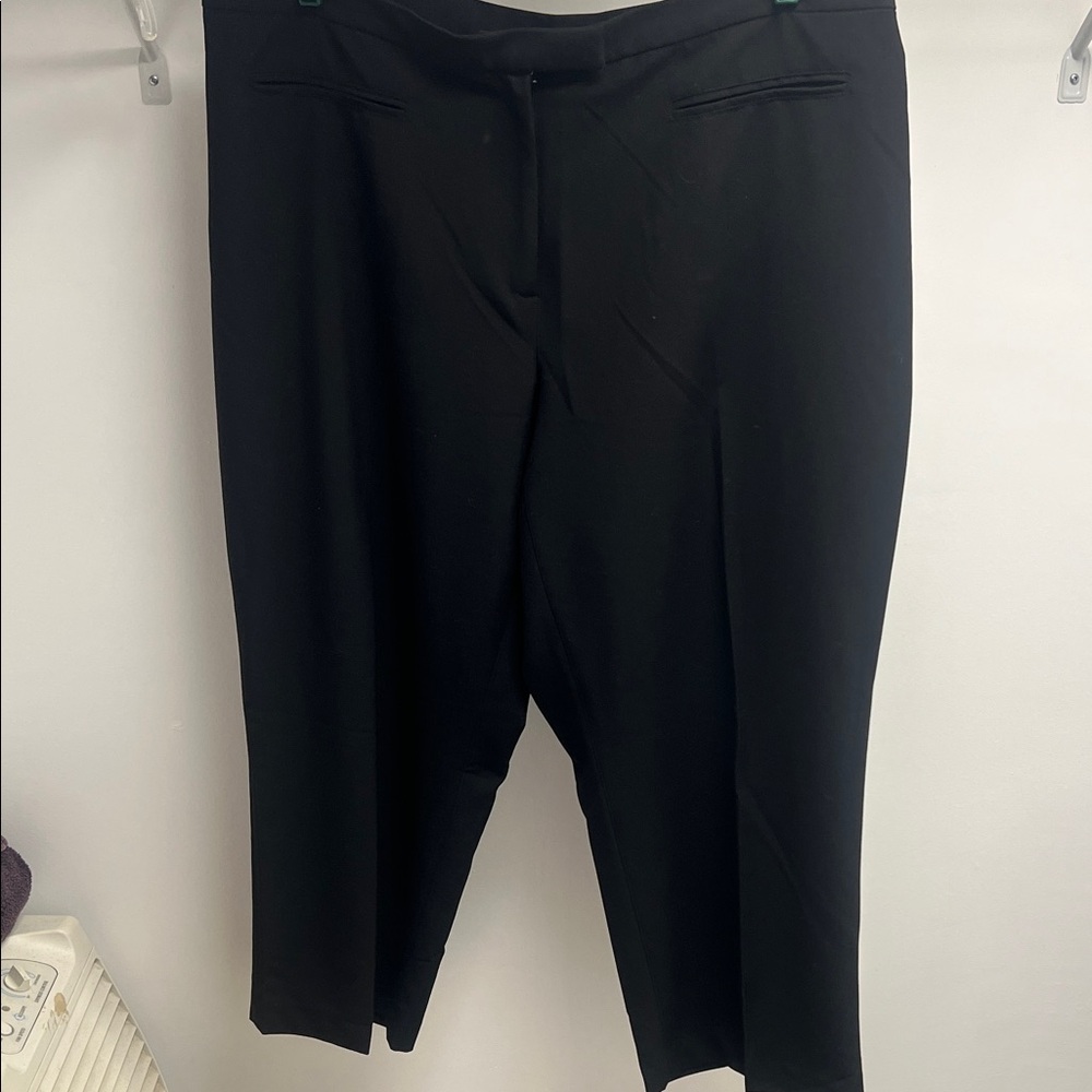 Ruby Rd. Black Straight-Leg Dress Pants